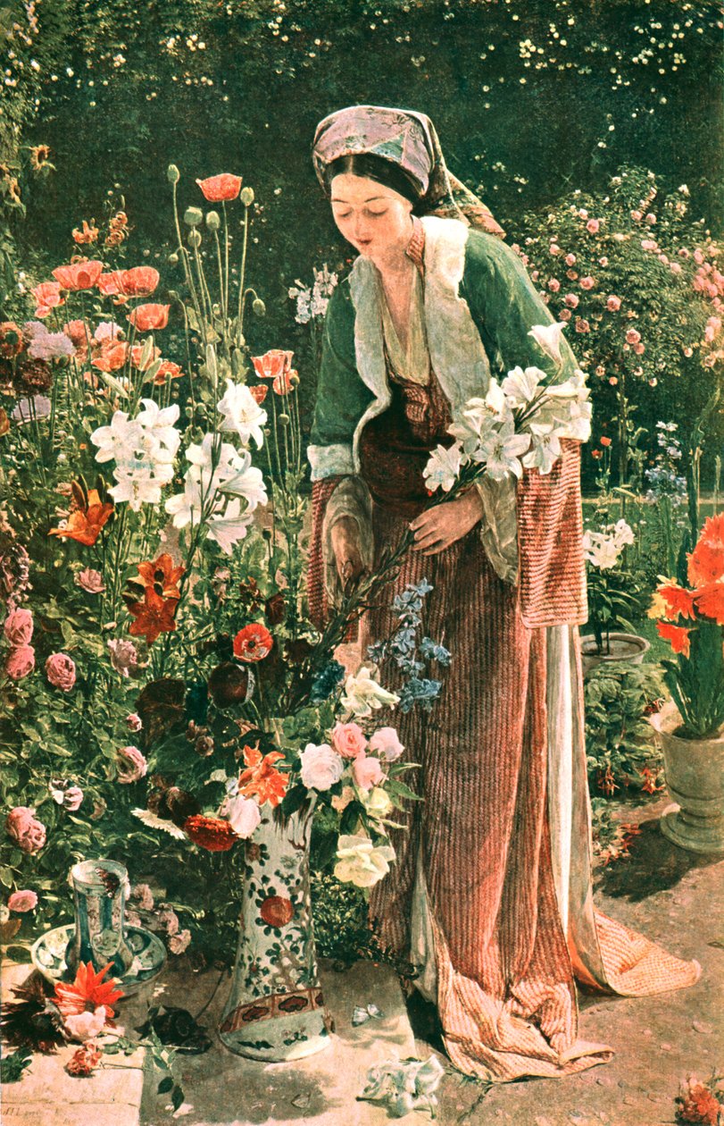I Beys Garden, 1865, c1902. av Unbekannt