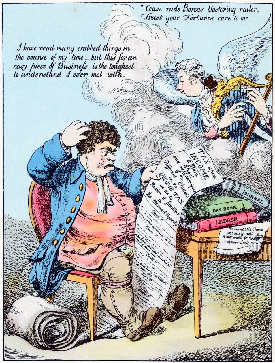 Inkomstskatt, 1798 av Unbekannt
