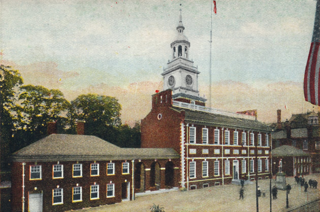 Independence Hall, Philadelphia, Pennsylvania, USA, c1910. av Unbekannt