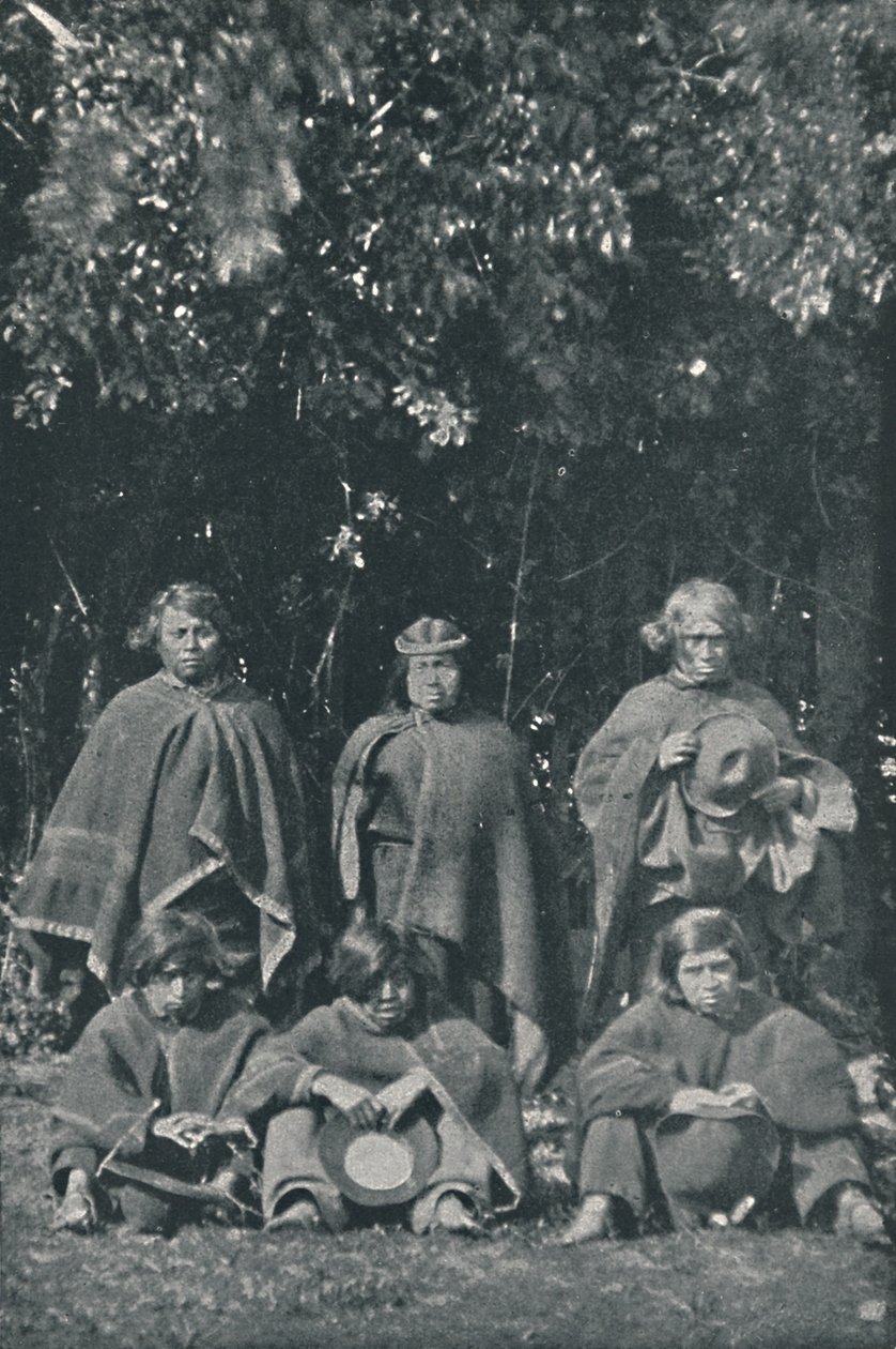 Indianer från ön Chiloe, 1916 av Unbekannt