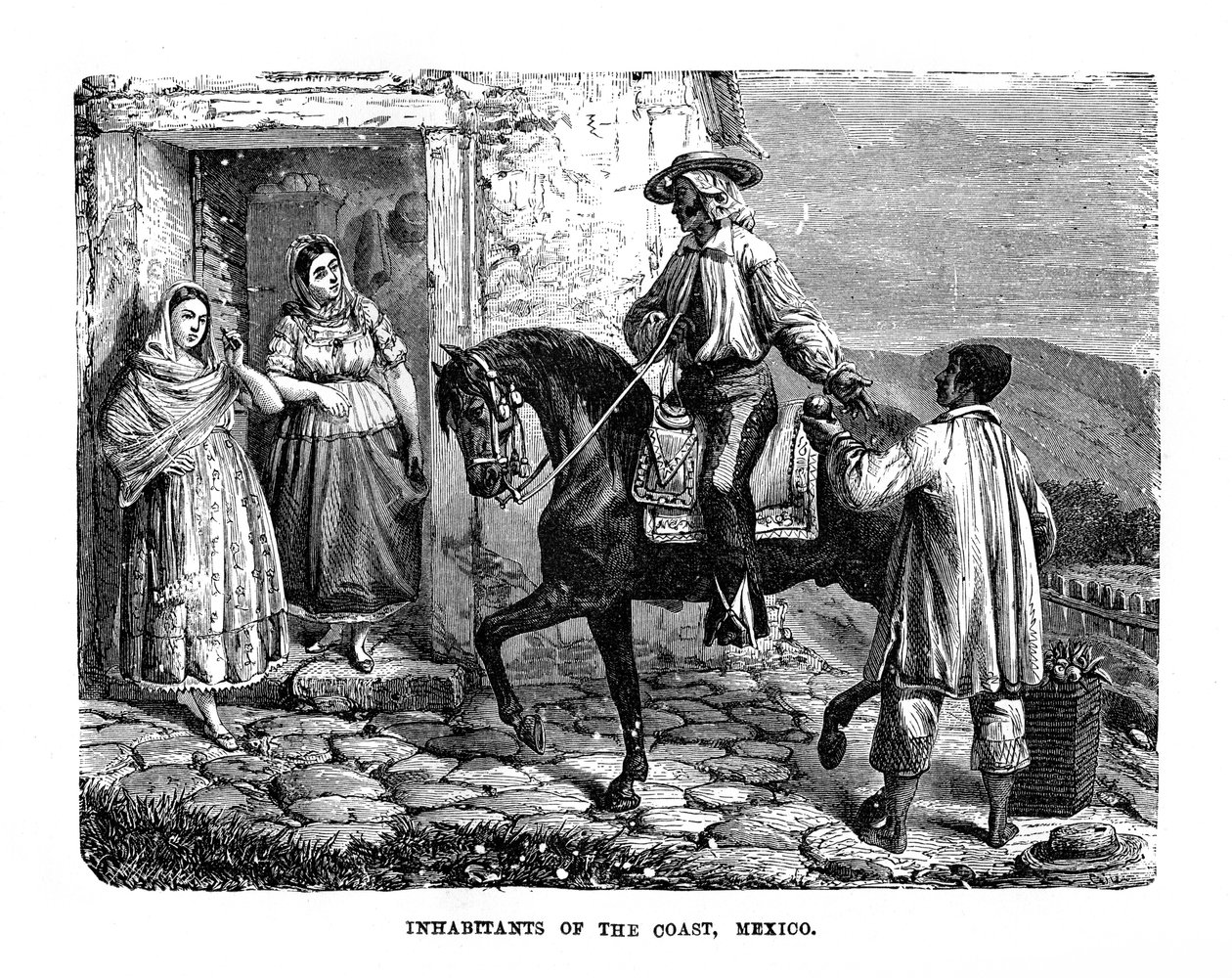 Kustens invånare, Mexiko, 1872 av Unbekannt