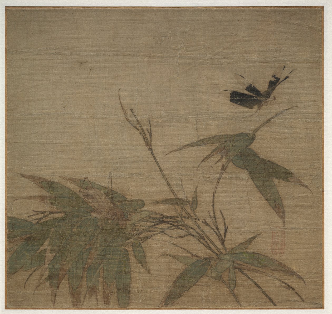 Insekter och bambu, 1200-talet. av Unbekannt