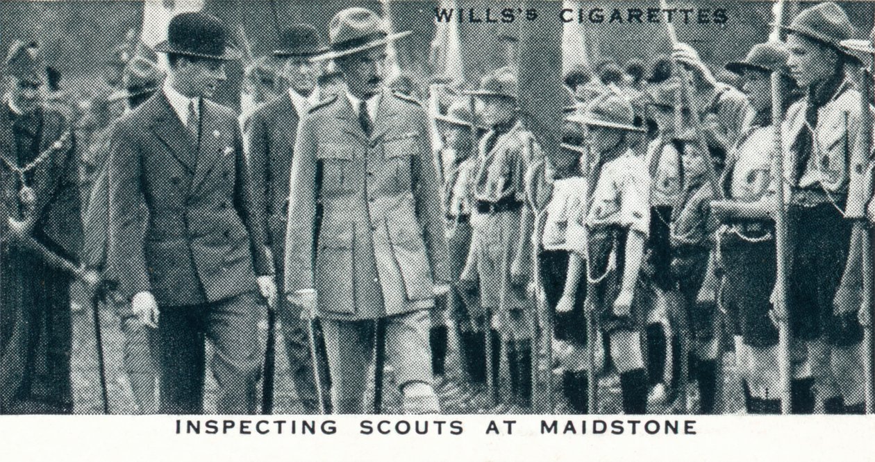 Inspekterande scouter vid Maidstone, 1929 1937 av Unbekannt