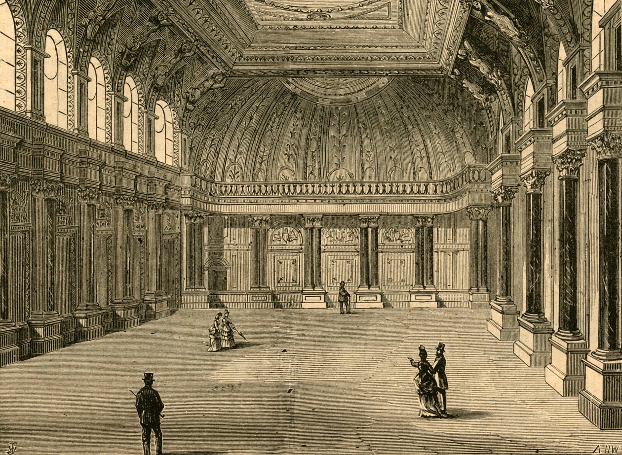 Interiör av Drapers Hall, 1897. av Unbekannt