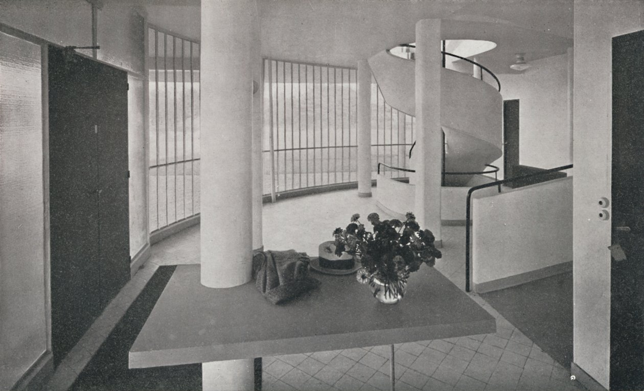 Interiör av villan i Poissy, 1933 av Unbekannt