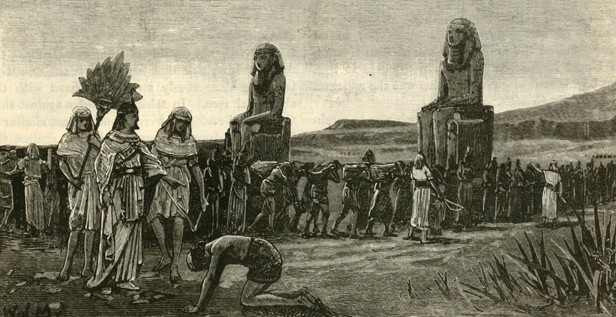 Israeliter och deras uppdragsledare, 1890. av Unbekannt