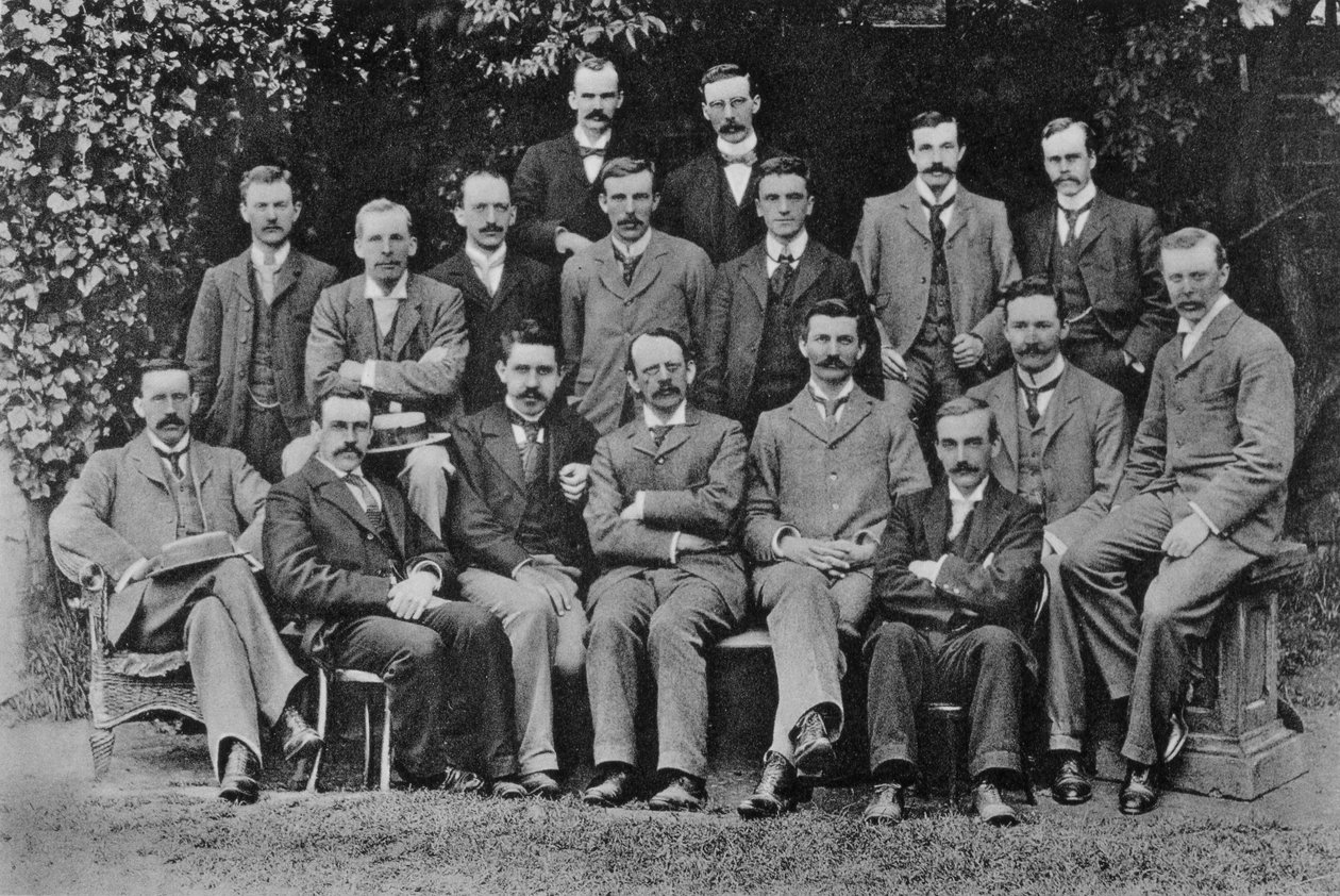 JJ Thomson, brittisk kärnfysiker, 1898 av Unbekannt
