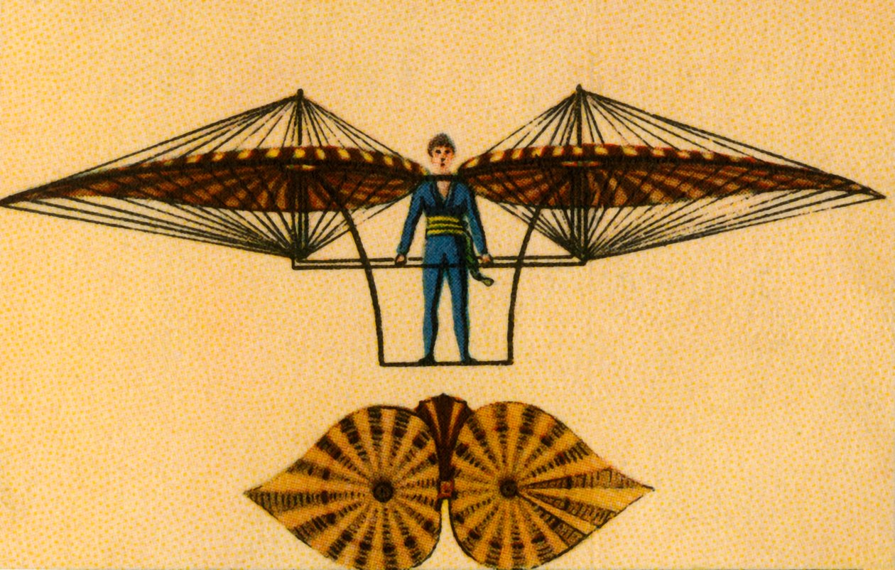 Jacob Degens flygmaskin, 1808, 1932. av Unbekannt