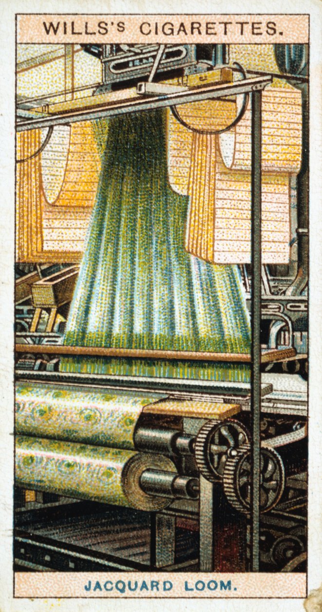 Jacquard power vävstol, 1915 av Unbekannt