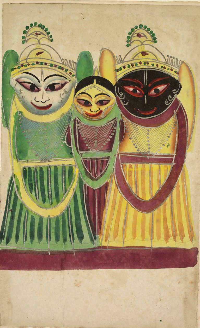 Jagannatha Trio, 1800-tal. av Unbekannt