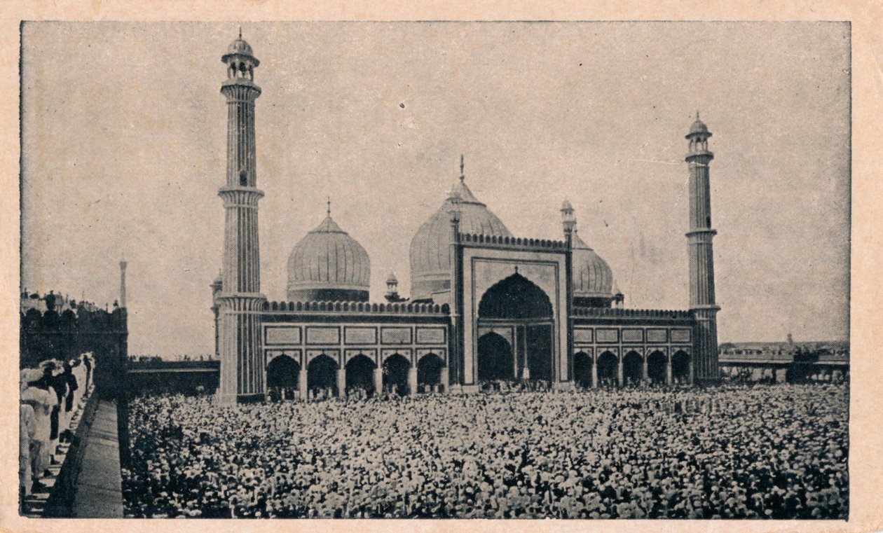 Jama Masjid, Delhi, c1900 av Unbekannt