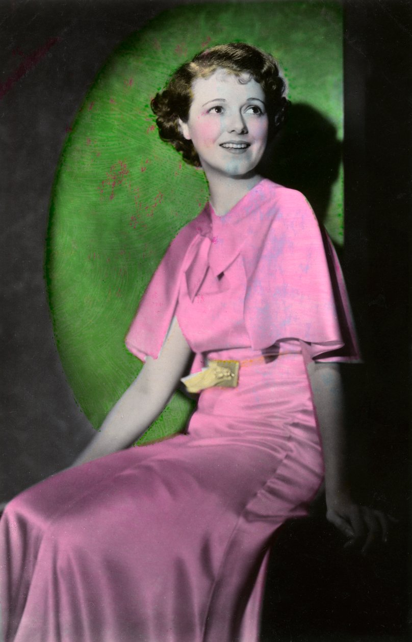Janet Gaynor 1906-1984, amerikansk skådespelerska, 1900-talet av Unbekannt