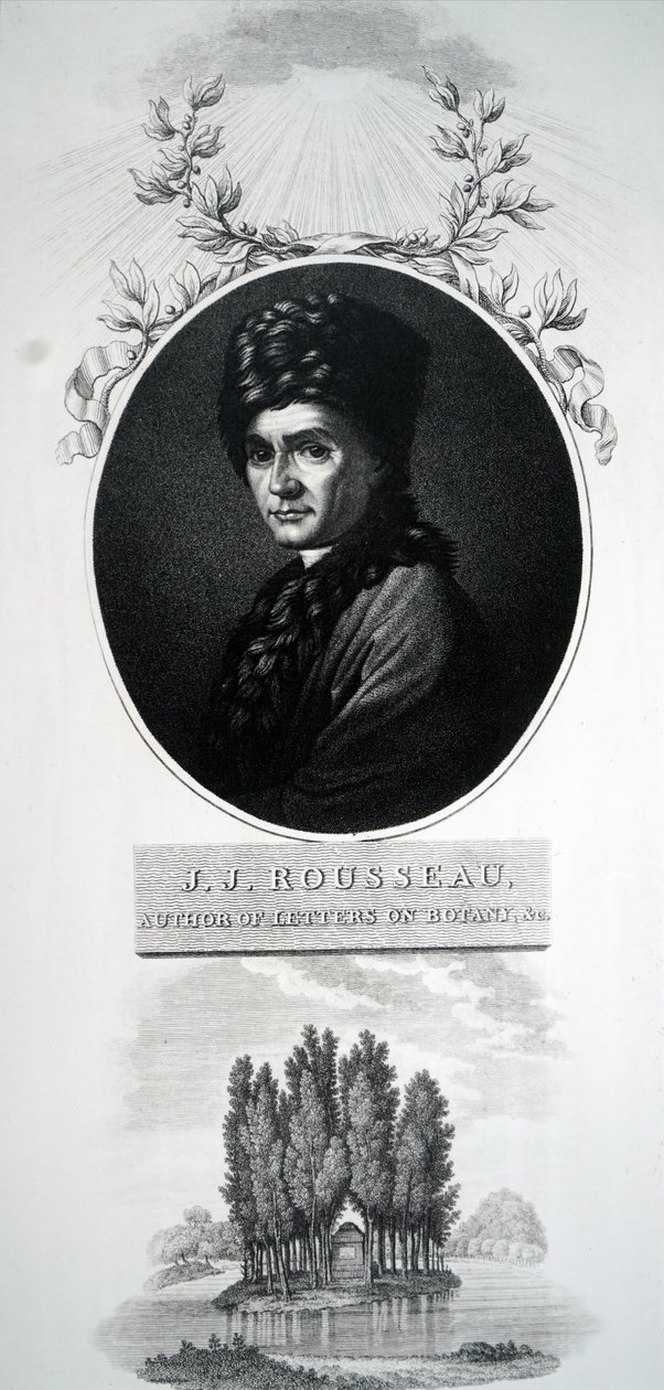 Jean-Jacques Rousseau. av Unbekannt