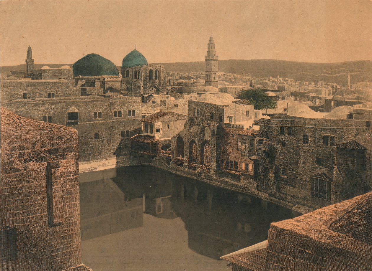 Jerusalem, mitten av slutet av 1800-talet. av Unbekannt