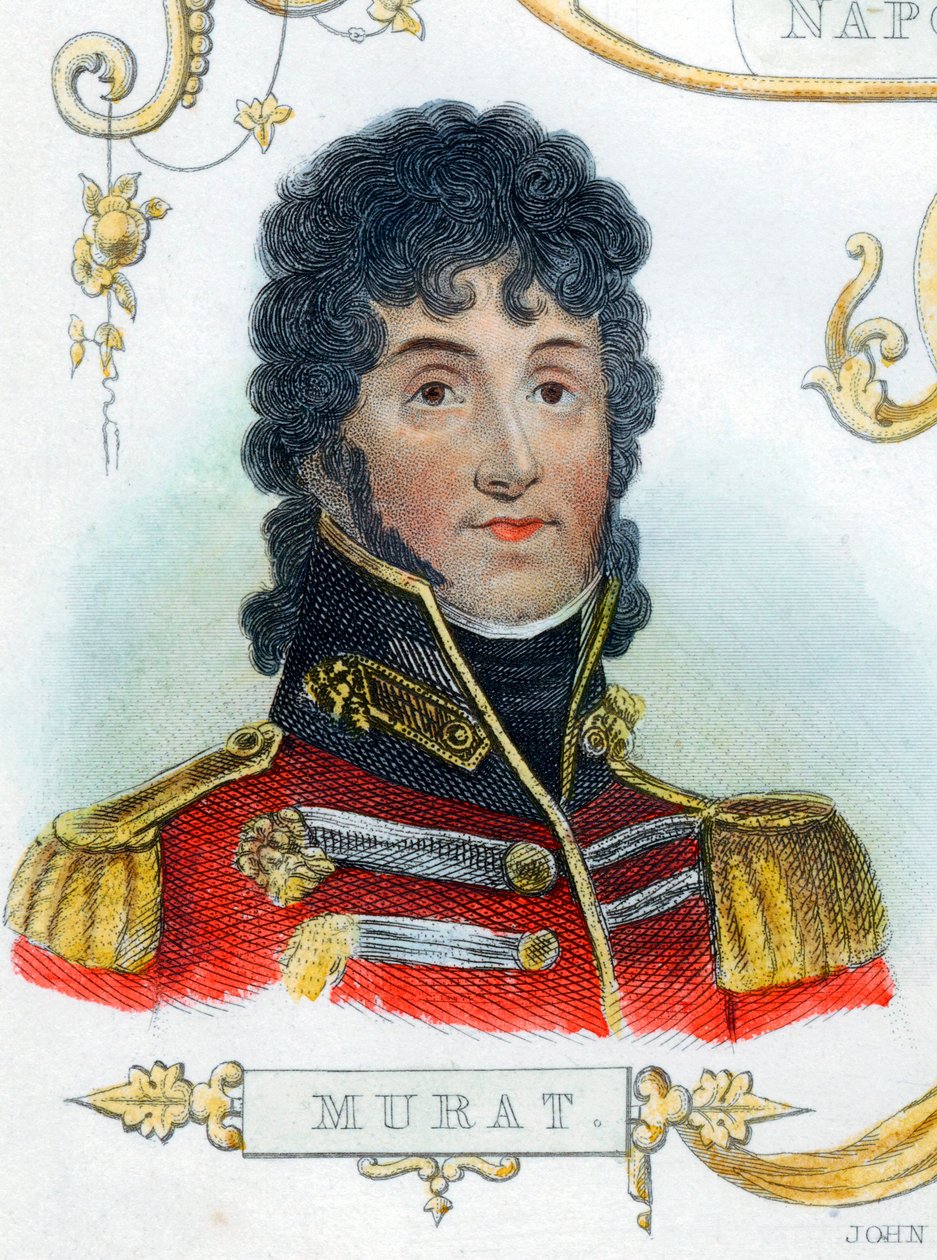 Joachim Murat, fransk soldat, c1830 av Unbekannt