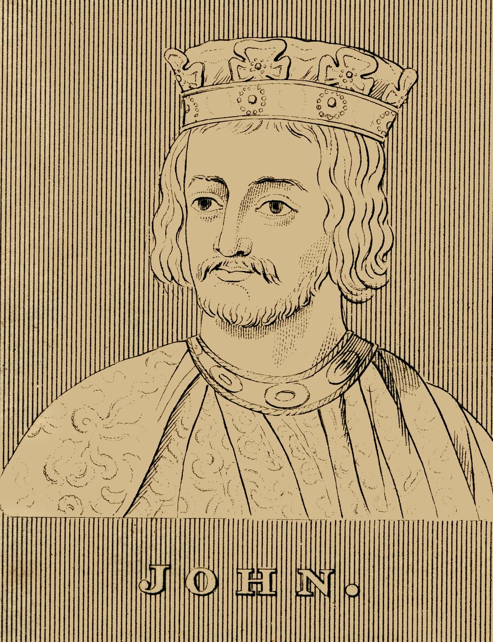 John, 1166-1216, 1830. av Unbekannt