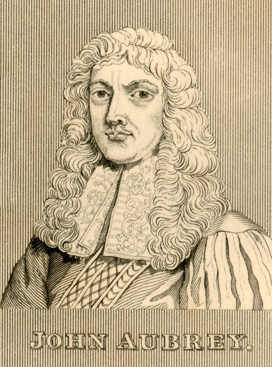 John Aubrey, 1626-1697, 1830. av Unbekannt