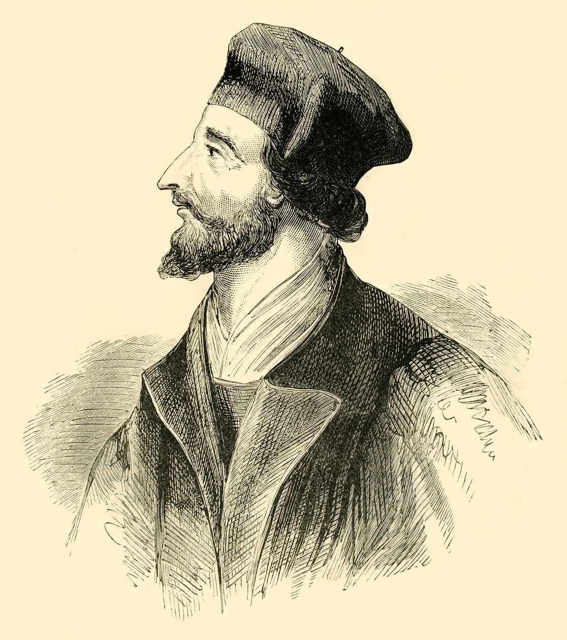 John Huss, c1369-1415, 1890. av Unbekannt