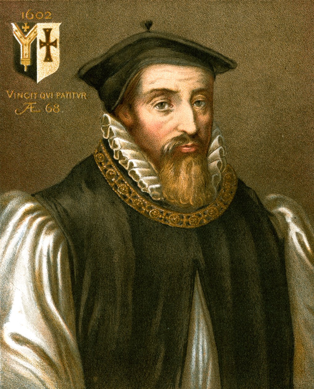 John Whitgift, ärkebiskop av Canterbury, 1602 av Unbekannt