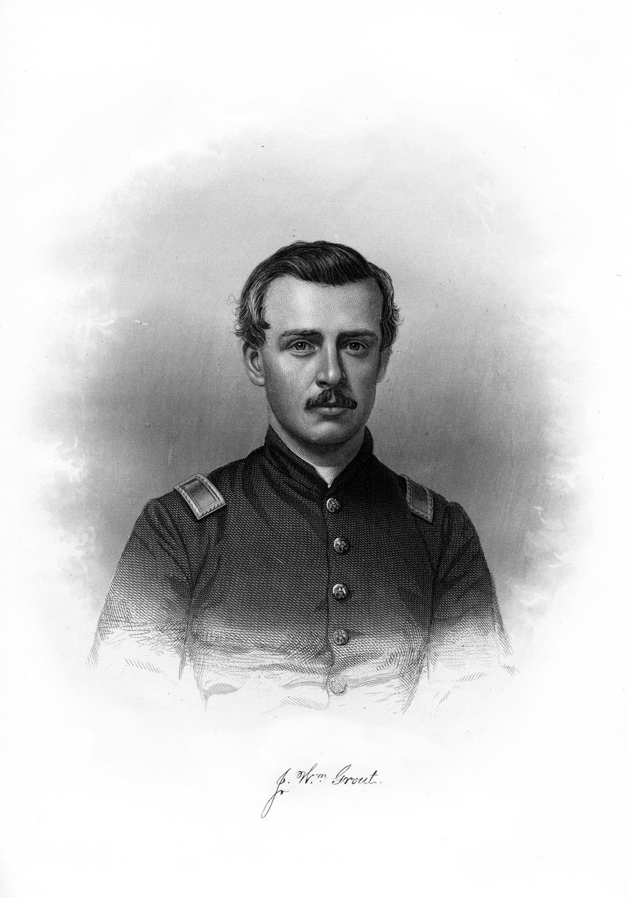John William Grout, amerikansk soldat, 1872 av Unbekannt