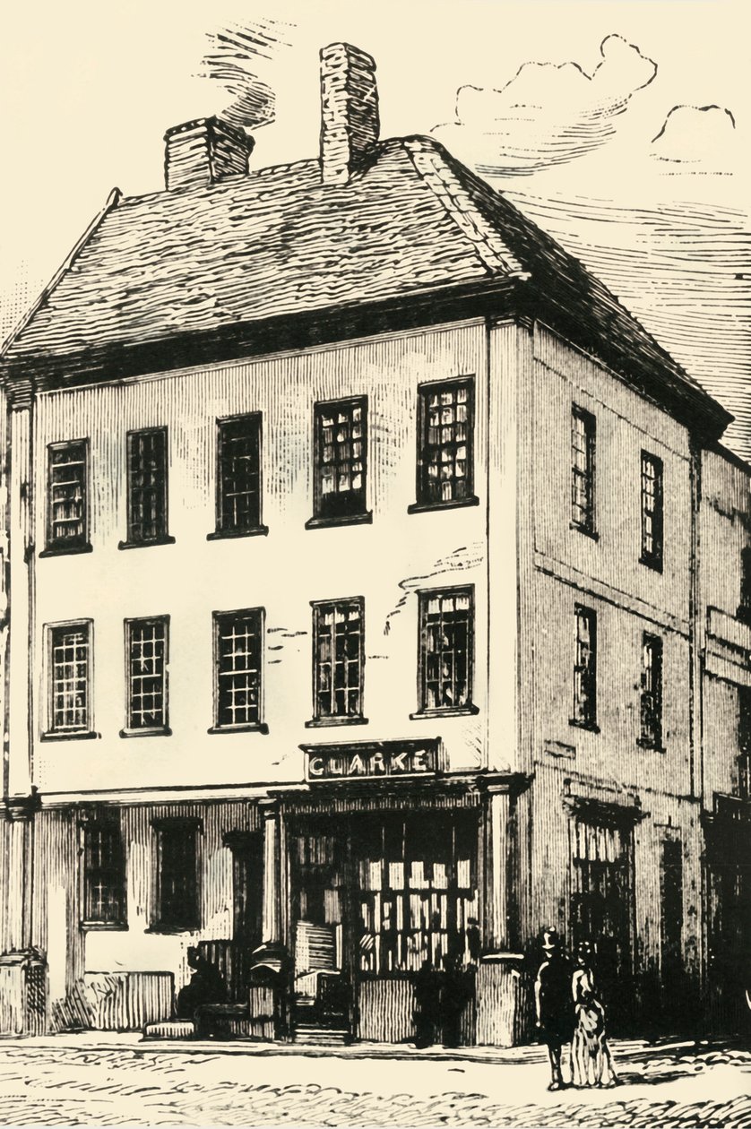 Johnsons födelseplats i Lichfield, 1902. av Unbekannt