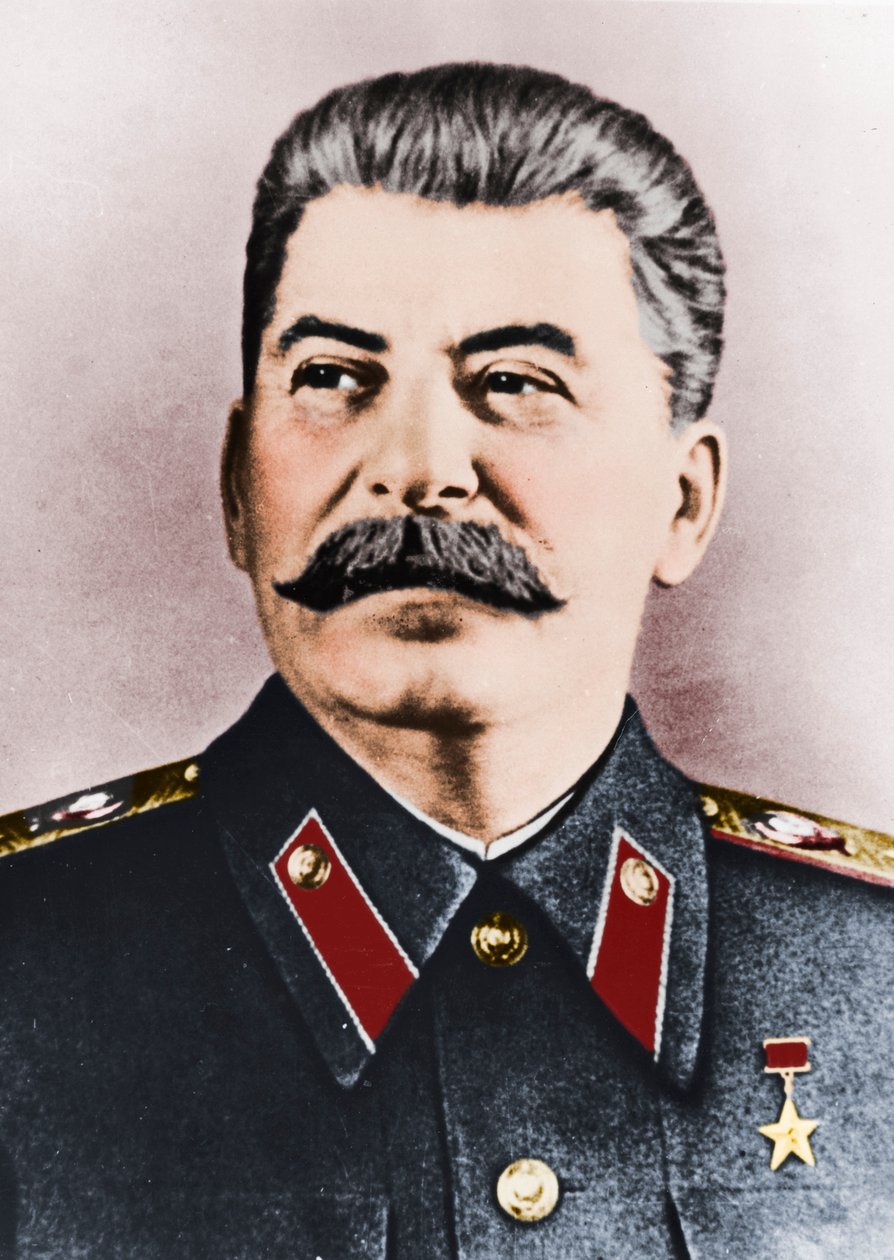 Joseph Stalin 1879-1953, sovjetisk ledare, ca 1940-talet. av Unbekannt