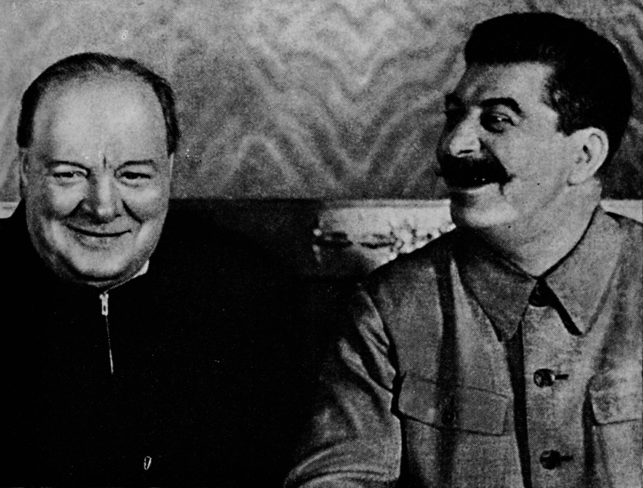 Joseph Stalin och Mr Churchill 1942, 1945. av Unbekannt