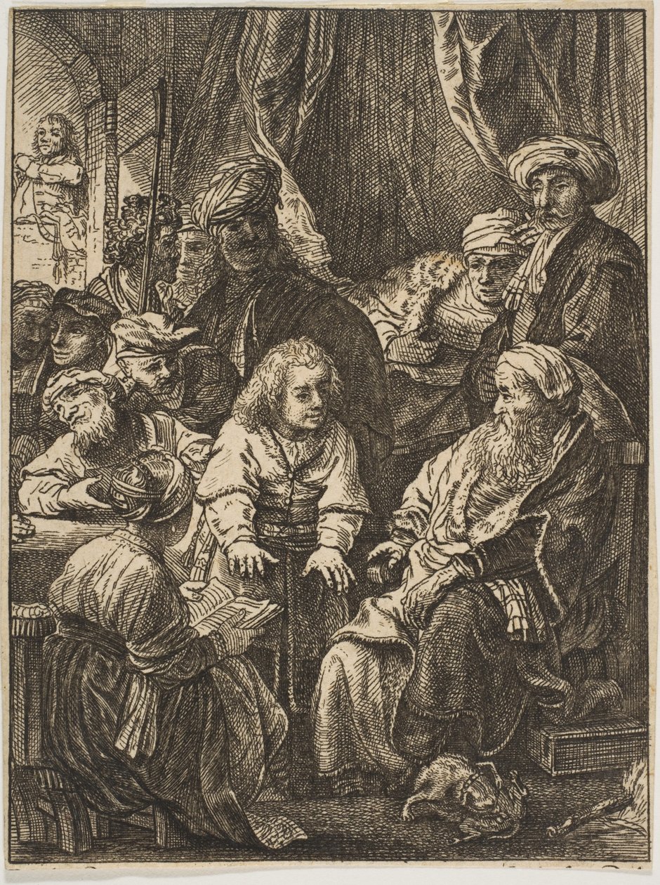 Joseph Telling His Dreams omvänd kopia.n.d. av Unbekannt