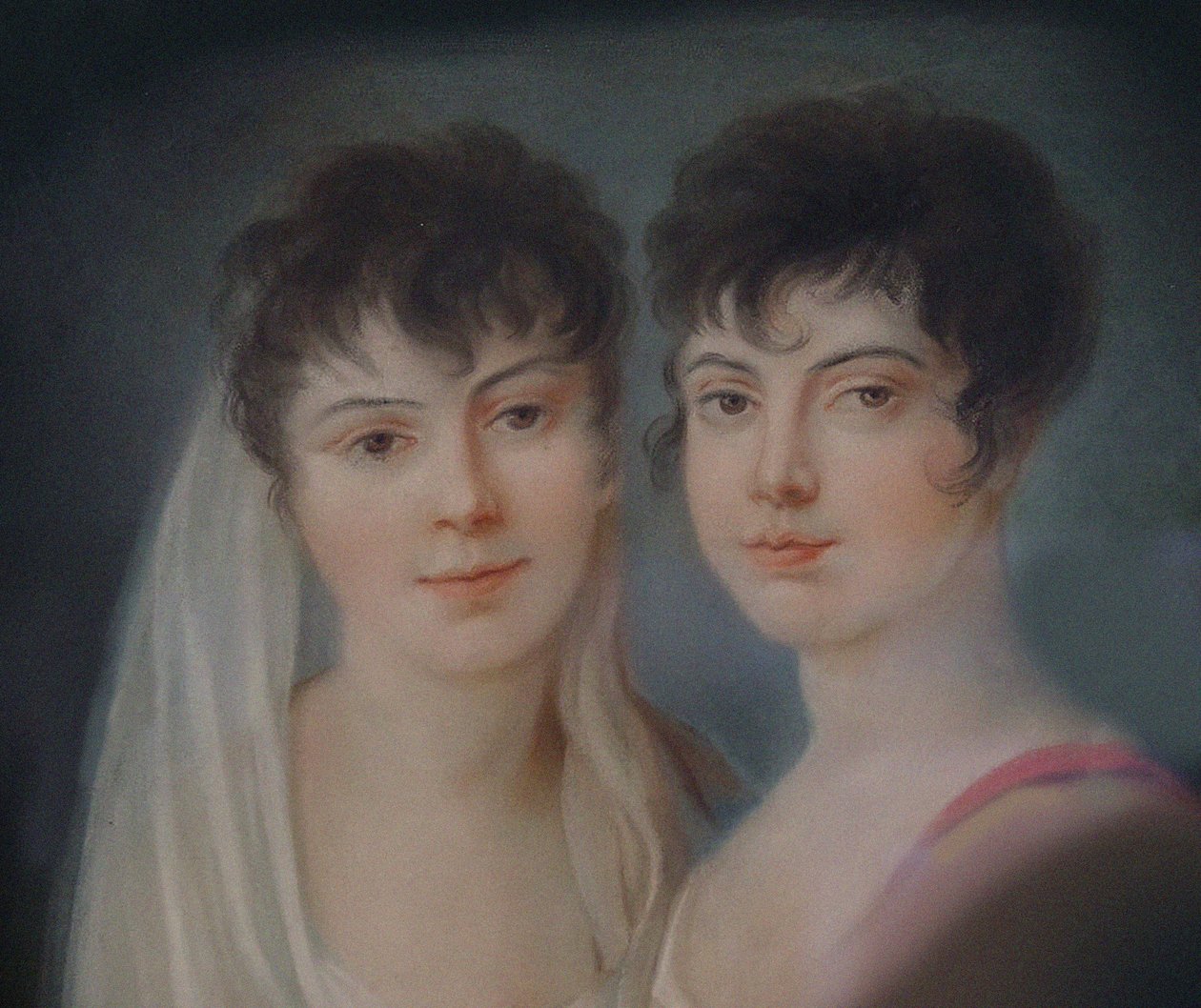 Josephine och Charlotte Brunsvik Detalj, 1800-talet. av Unbekannt