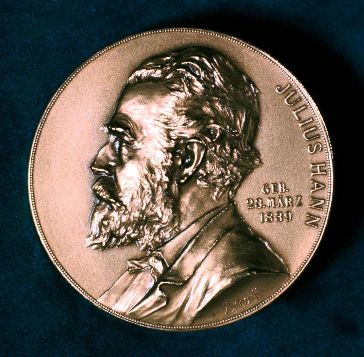 Julius Ferdinand Hann, österrikisk meteorolog, c1921 av Unbekannt