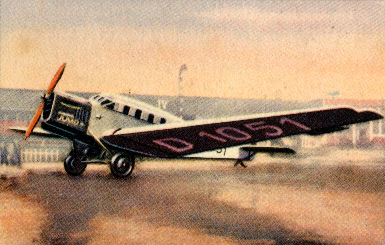 Junkers G 24 Diesel passagerarplan, 1920-talet, 1932. av Unbekannt