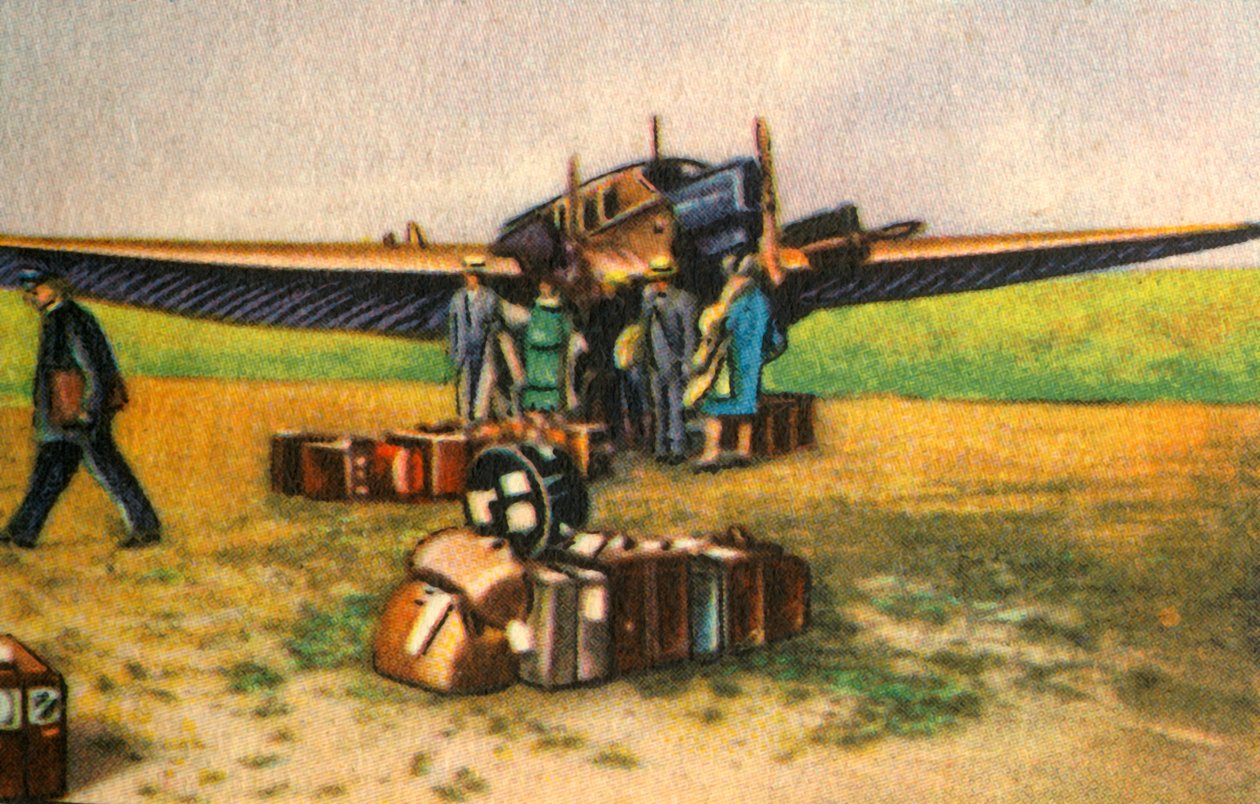 Junkers G 24 L passagerarplan, 1920-talet, 1932. av Unbekannt