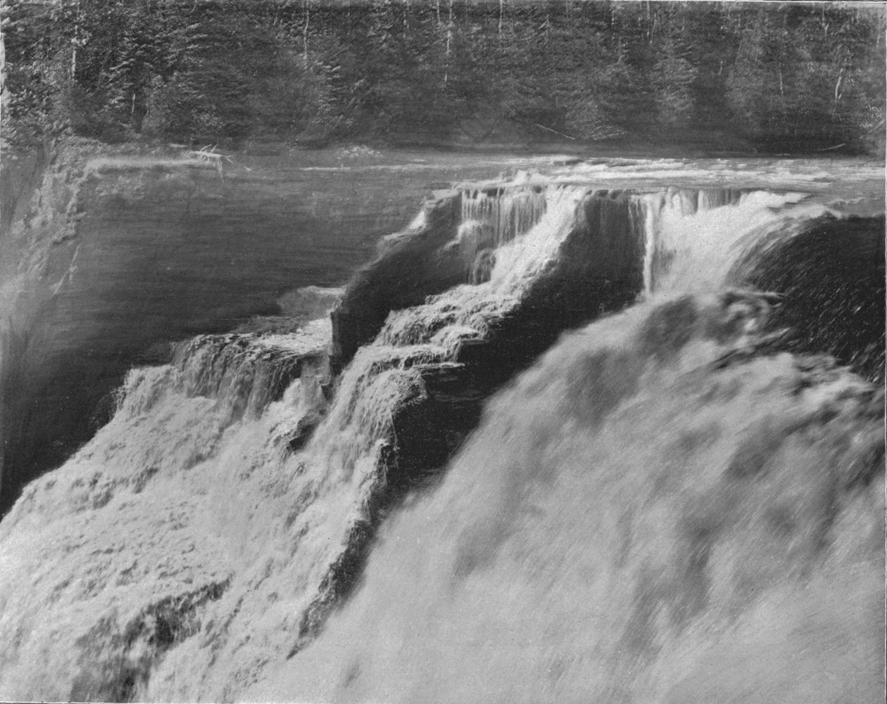 Kakabeka Falls, Lake Superior, Kanada, c1900. av Unbekannt