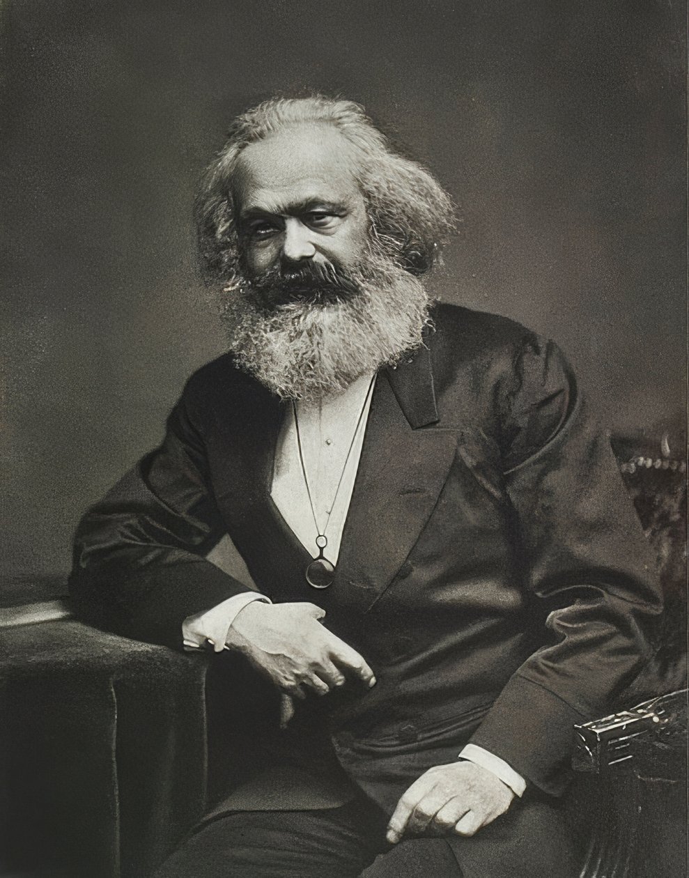 Karl Marx. Omkring 1880 av Unbekannt