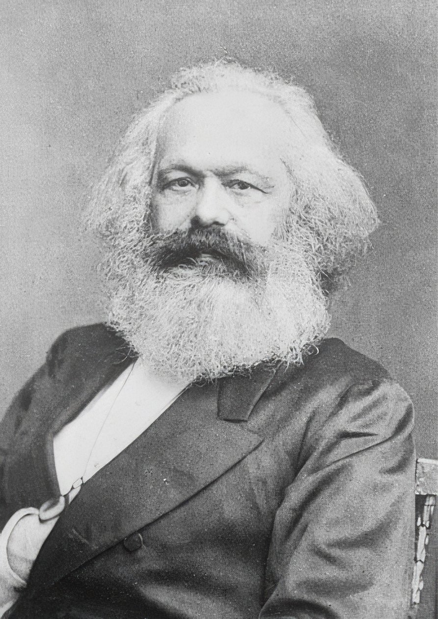 Karl Marx. Omkring 1880 av Unbekannt