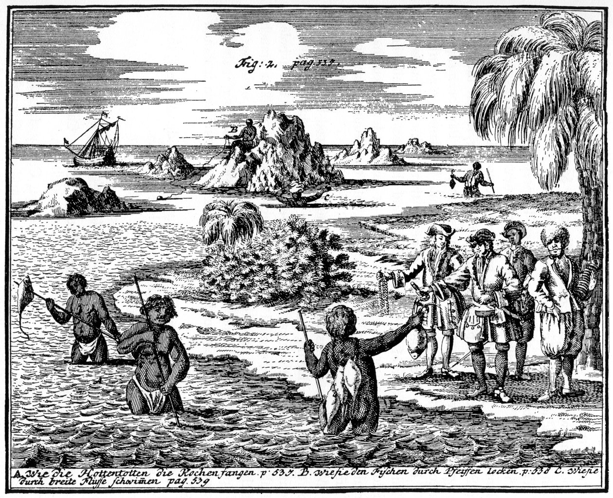Khoikhois spjutfisk, Sydafrika, 1931 av Unbekannt