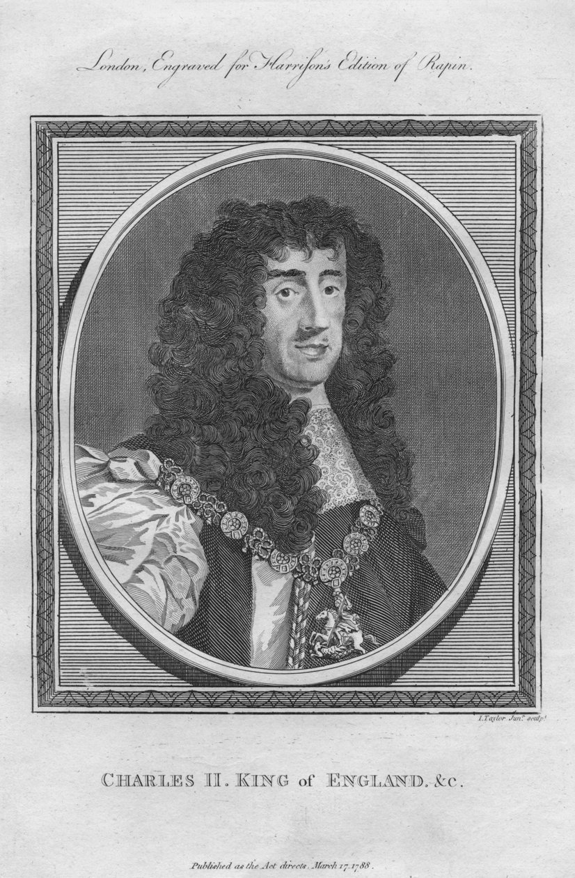Kung Karl II, 1788. av Unbekannt