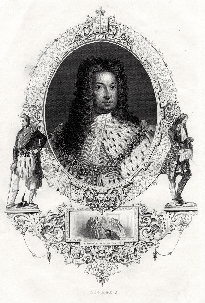 Kung George I, 1860 av Unbekannt