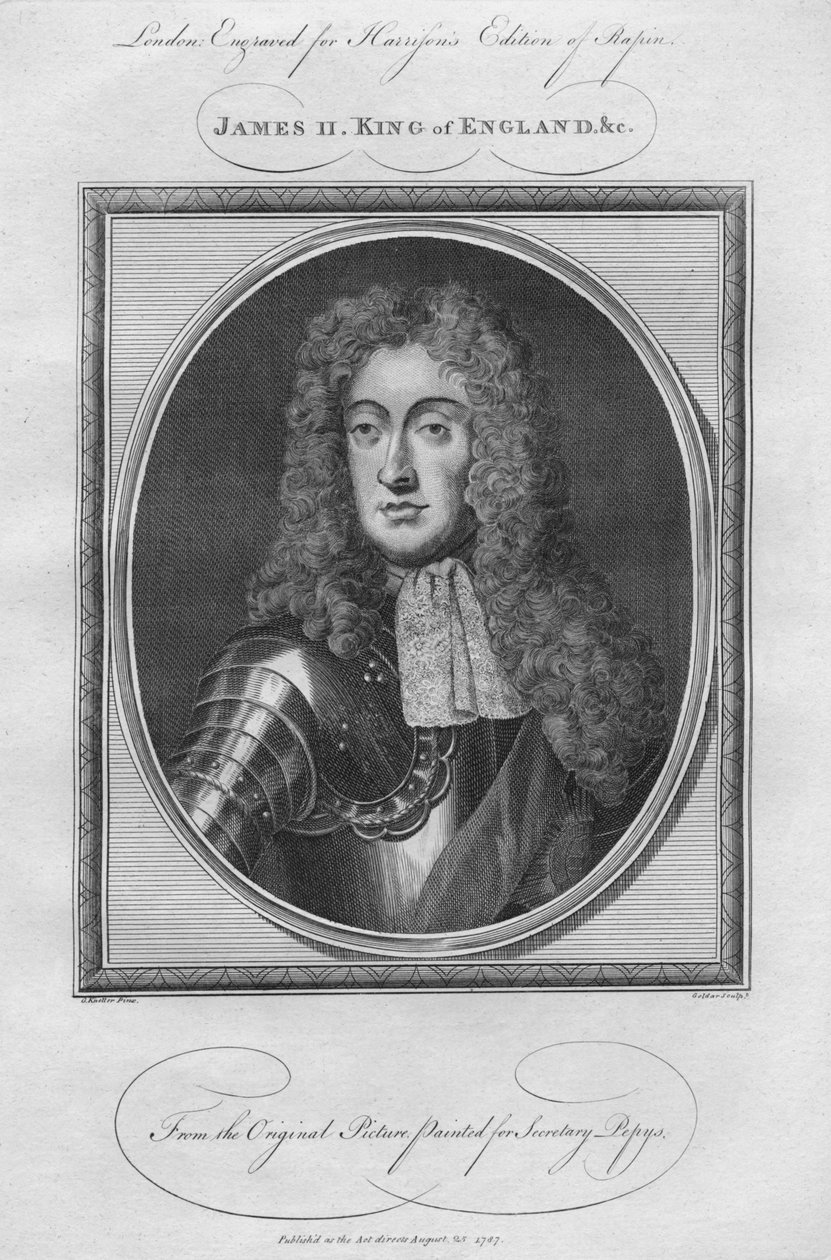 King James II, 1787. av Unbekannt