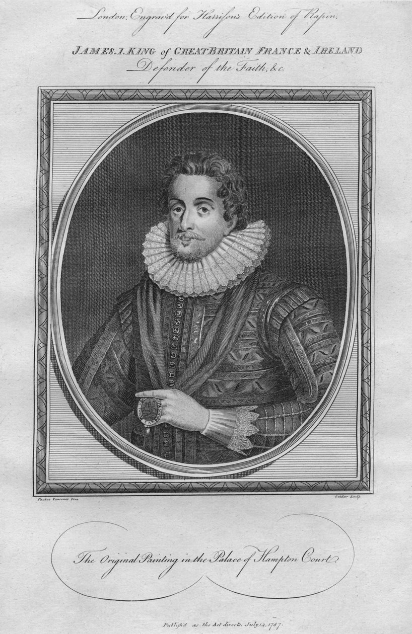 King James I, 1787. av Unbekannt