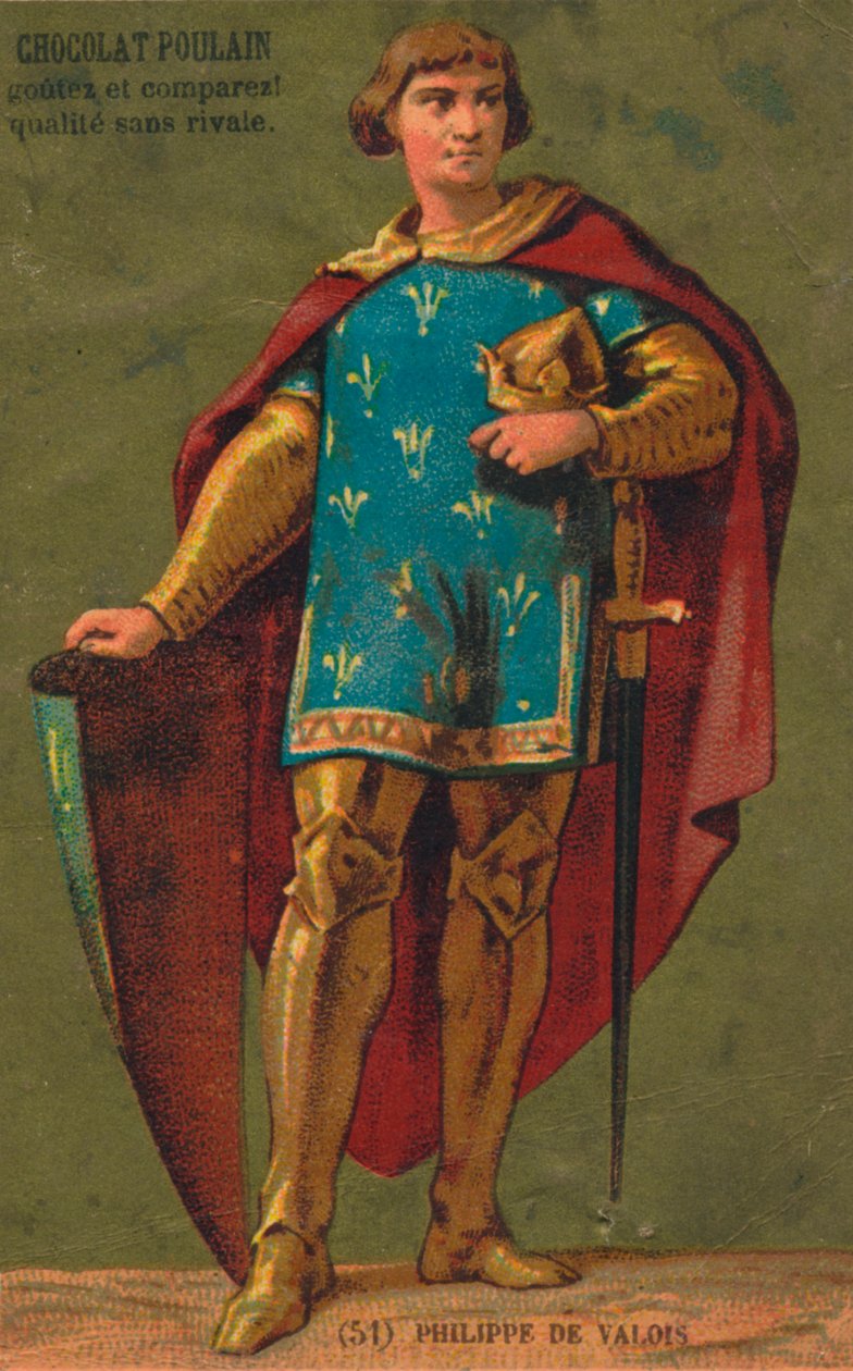 Kung Filip VI 1293-1350, kung av Frankrike av Unbekannt