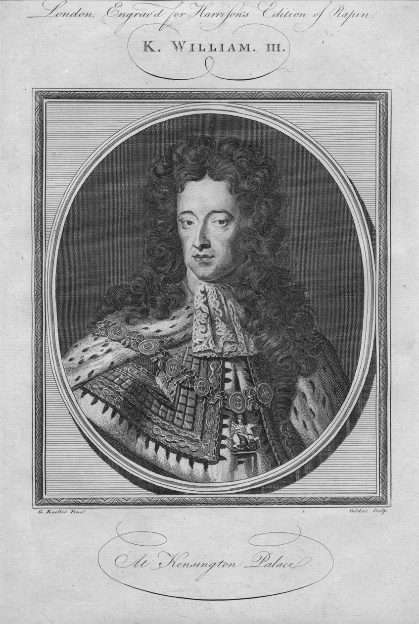 Kung Vilhelm III, 1784. av Unbekannt