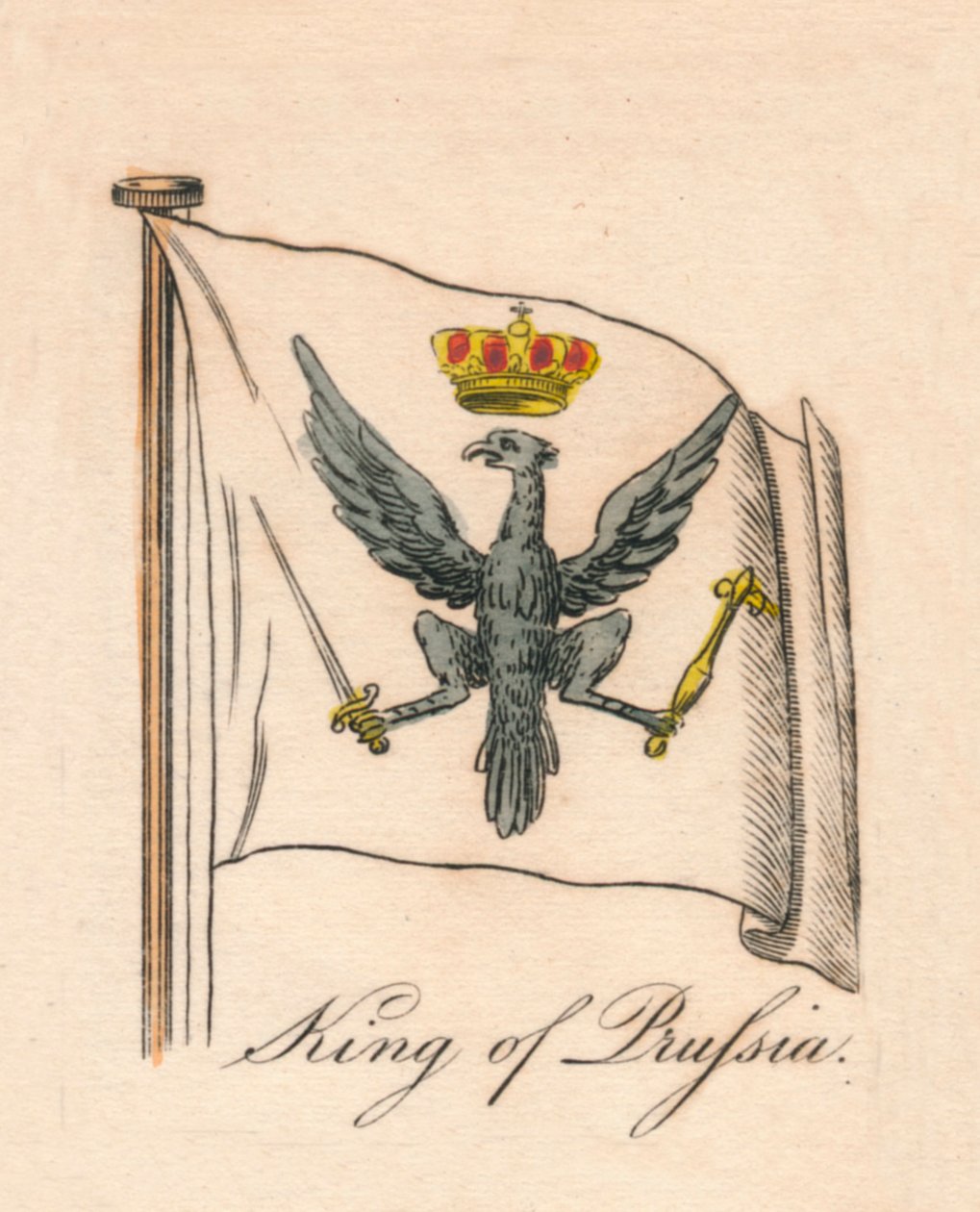 Kung av Preussen, 1838 av Unbekannt