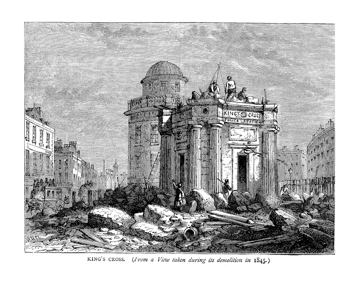 Kings Cross 1845 av Unbekannt
