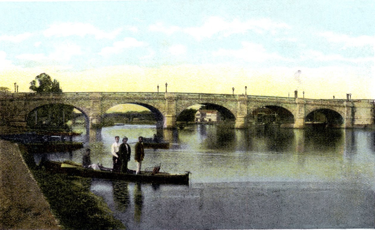 Kingston upon Thames Bridge, London, 1900-talet av Unbekannt