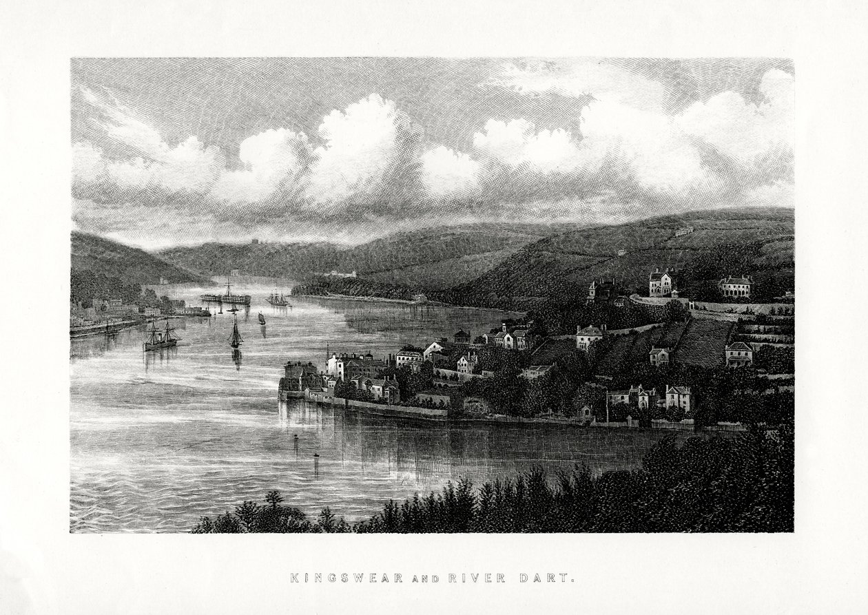 Kingswear and the River Dart, South Devon, 1896 av Unbekannt