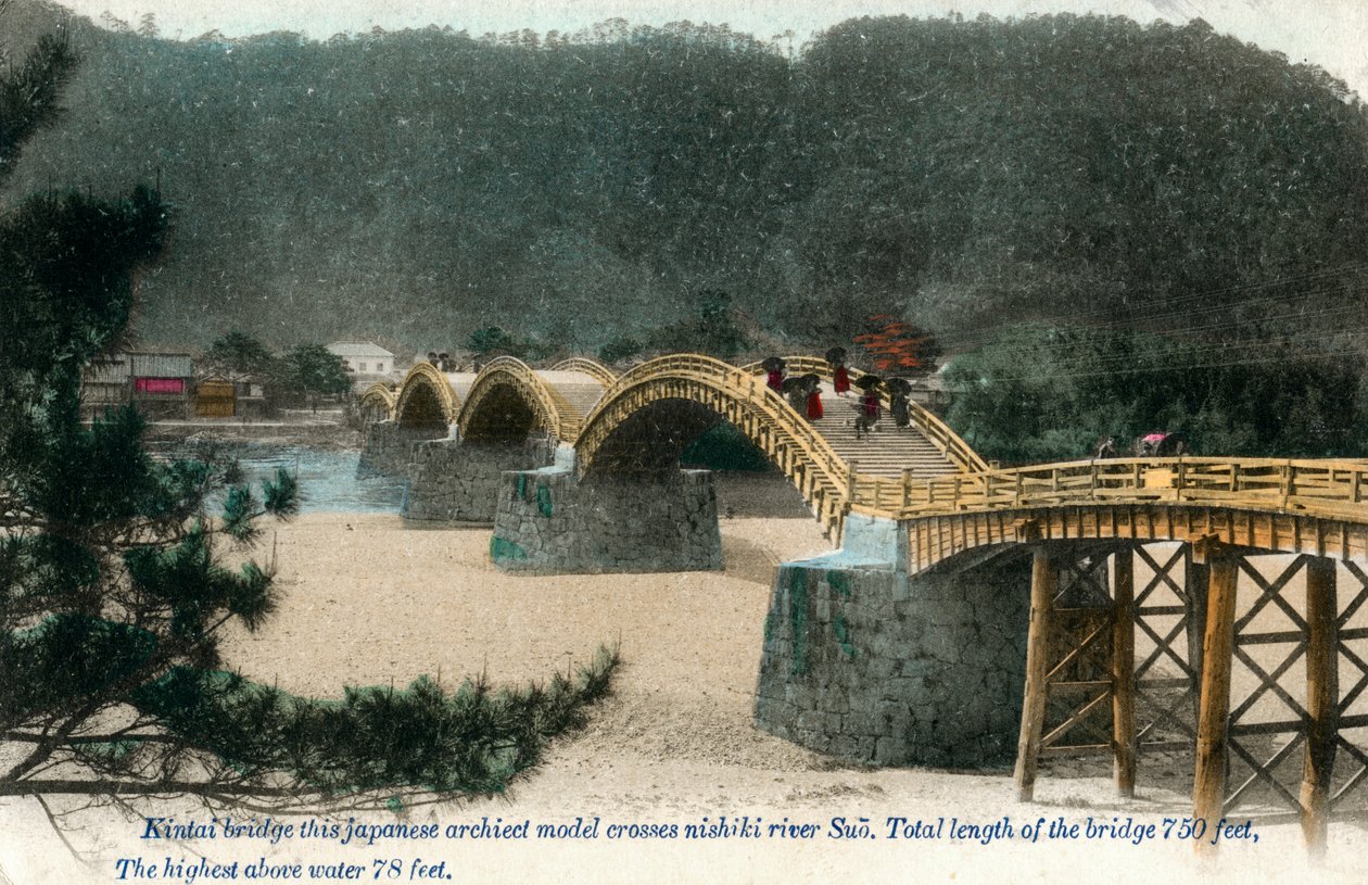 Kintai-bron Iwakuni, Japan, tidigt 1900-tal av Unbekannt