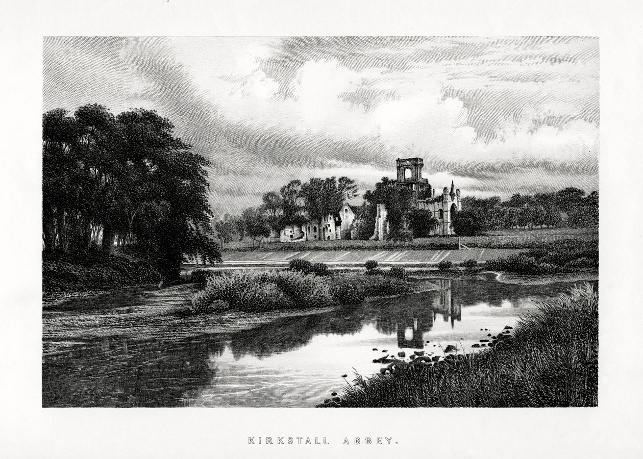 Kirkstall Abbey, Leeds, Yorkshire, 1896 av Unbekannt