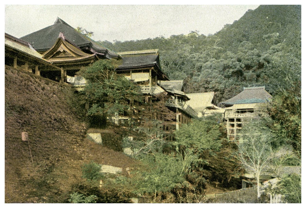 Kiyomizu-templet, Kyoto, Japan, 1904 av Unbekannt