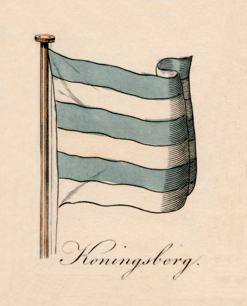 Koningsberg, 1838 av Unbekannt
